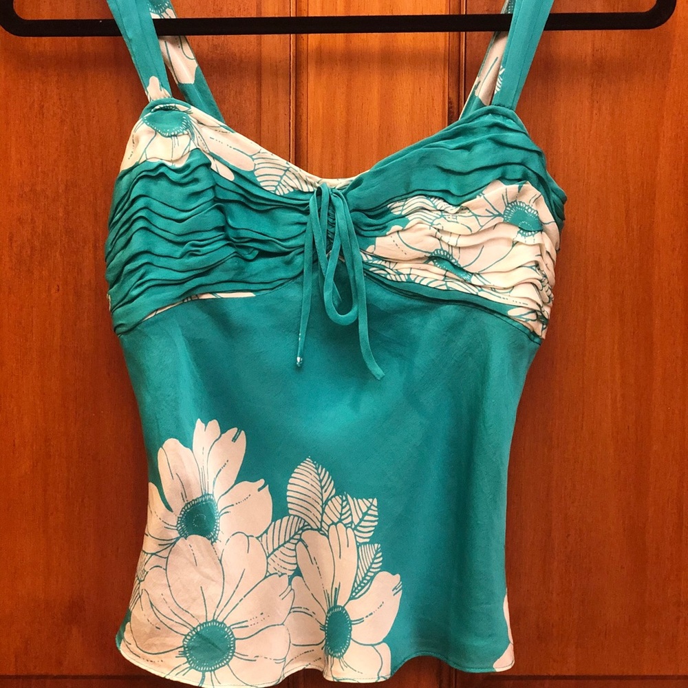 100% silk camisole.